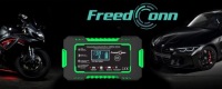 МОЩНЫЙ АВТОМОБИЛЬНЫЙ ПРЕОБРАЗОВАТЕЛЬ FREEDCONN ДЛЯ АККУМУЛЯТОРА 6 А, 12 В. С польскими субтитрами