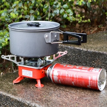 ТУРИСТИЧЕСКАЯ ГАЗОВАЯ ПЛИТА + 4x ALPEN CAMPING GAS