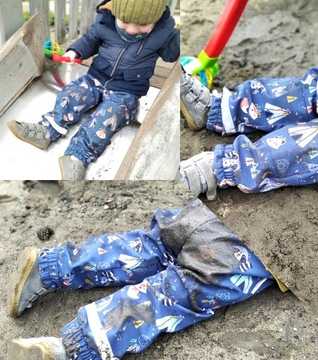 Брюки софтшелл для мальчика RAINPROOF, TURNED-UP, военные, камуфляж 110