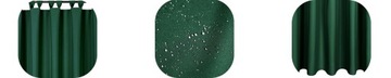 Водонепроницаемая садовая штора 155x200 см BOTTLE GREEN Террасные шторы
