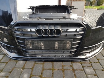AUDI A6 C7 В КОМПЛЕКТЕ ПЕРЕДНИЙ БАМПЕР КАПОТ КРЫЛО LY9B 2.0 TDI