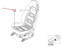 Element нагревательный сиденье bmw z3 e36 52108413883 8413883 оригинальный Цена, фото thumb
