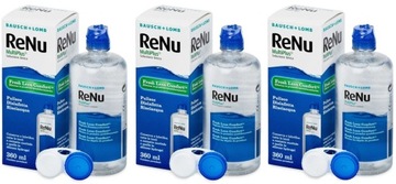 RENU MULTIPLUS 3шт X360ML КОНТАКТНЫЕ ЛИНЗЫ ЖИДКОСТЬ + БЕСПЛАТНЫЙ КОНТЕЙНЕР