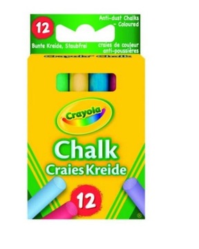 НАБОР НЕОНОВЫХ МЕЛОВ Цвета БЕЗПЫЛЫЕ МЕЛКИ Crayola ДЛЯ ДЕТЕЙ