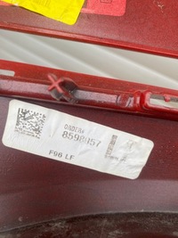 фото thumb №11, Bmw x6m f96 m-power молдинг захист крила лівий перед