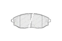 фото thumb №1, Delphi комплект тормозных колодок ham. перед chevrolet epica