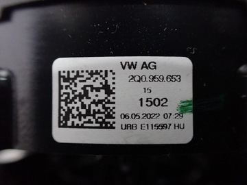 фото thumb №10, Кермовий/підкермовий перемикач стрічка комбінований 2q0959653 vw taigo 23r