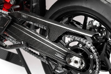 HUSQVARNA 701 16-25 karbon osłona łańcucha łańcuch CMT CUBAMOTO