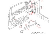 фото thumb №9, Audi q7 4l петля двері передніх лівий нижній 8e0831411e новий оригінальний