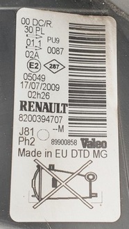 фото thumb №7, Лампа права перед ксенон renault espace iv europa