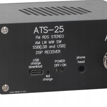 ATS-25 HAM AM SSB FM AM ПРИЕМНИК С DSP
