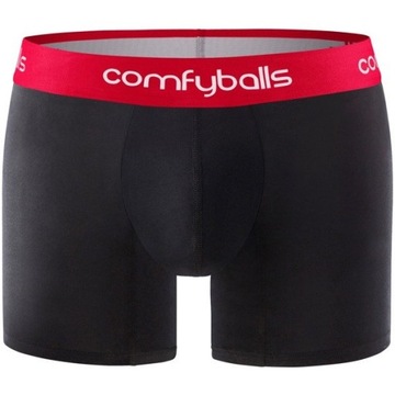 Боксеры COMFYBALLS LONG COTTON черные XL