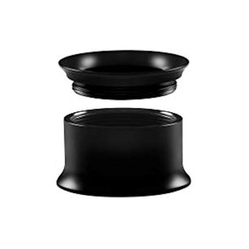 akrylowy TUNEL czarny SADDLE 14 mm