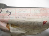 фото thumb №6, Кронштейн панели приборной панели fiat punto оригинальный номер 7792582