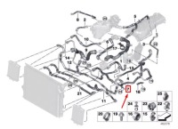 фото thumb №11, Bmw 3 f30, f80 wąż охлаждающий 17128634283 8634283 oem