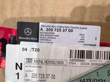 фото thumb №4, Скло бокова ліва mercedes c-klasa w205 нова