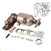 фото thumb №6, Катализатор набор монтажный citroen c1 peugeot 107 toyota aygo 1.0 12v