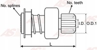 фото thumb №10, Зчеплення односторонній, стартер as-pl sd4057