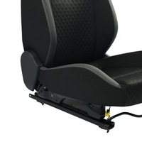 фото thumb №11, Skoda rapid nh1 сиденье переднее с подогревом материал сатин чёрно серебряный левый