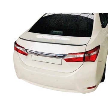 фото thumb №5, Спойлер лопаті задньої кришки спойлер toyota corolla 13-17 чорний блиск