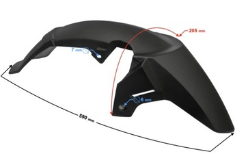 BŁOTNIK PRZEDNI JUNAK 904 126 905 905F 128 CZARNY