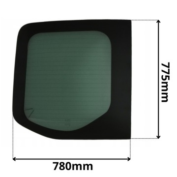 фото thumb №1, Стекло левая задняя w дверь mercedes sprinter iii 3 ciemnozielona 0568