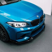 фото thumb №12, Спліттер накладка бампера перед cs bmw m2 m2c f87 чорний блиск m набір
