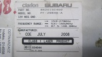 фото thumb №6, Subaru forester iii радио cd 86201sc400 08-
