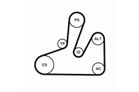 фото thumb №1, Continental 6pk1740k4 набор ремень клиновой многоручейковый