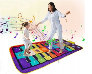 МУЗЫКАЛЬНАЯ ЭЛЕКТРОННАЯ ИГРА НА ПИАНИНО «DANCE MAT» ДЛЯ ВСЕЙ СЕМЬИ XXL
