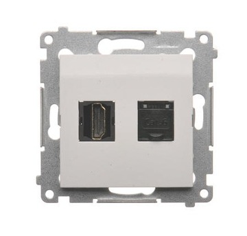 SIMON 54 HDMI + компьютерная розетка DGHRJ45.01/11