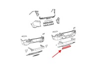 фото thumb №9, Jeep cherokee kl 14-18 направляющая средний бампера задняя