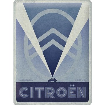 Вывеска CITROEN SINCE 1919, листовой металл 30x40