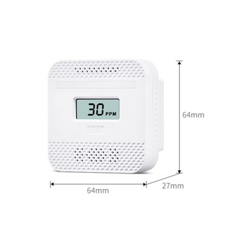 ДАТЧИК ДЫМА И УГАРНОГО ГАЗА CO2 ДАТЧИК ЖК-дисплея HD MINI