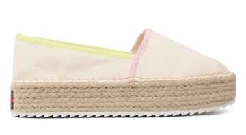 TOMMY JEANS ESPADRYLE DAMSKIE WSUWANE BEŻOWE 38 3P7G1*