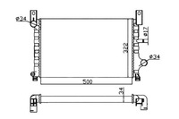 фото thumb №1, Nrf радіатор двигуна ford fiesta fiesta iii 1.4/1