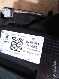 фото thumb №5, Skoda scala фара full led правый 657941016a