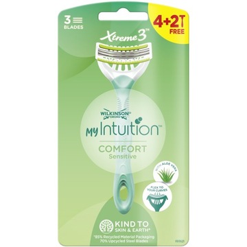 6x Maszynka WILKINSON Xtreme 3 My Intuition Comfort Sensitive
