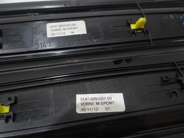 фото thumb №13, Планки накладки порогові bmw f31 m набір 8051037 комплект