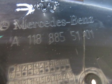 фото thumb №13, Планка r +l бампер перед mercedes cla 118 w118