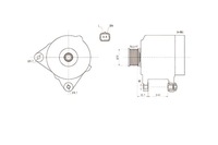 фото thumb №2, Генератор 12v renault megane ii scenic grand scenic 2.0 1.9 dci 2004