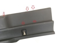 Audi a3 8v 3d 13- накладка поперечина задній 8v3863471b Зі Шроту, фото thumb