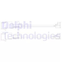 фото thumb №2, Delphi lz0246 контакт попереджувальний, знос накладок гальмівних