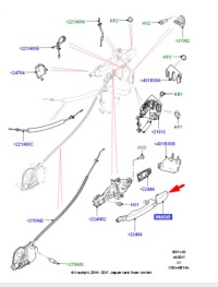 фото thumb №9, Накладка na klamkę передних дверь land rover discovery sport l550 lr025406