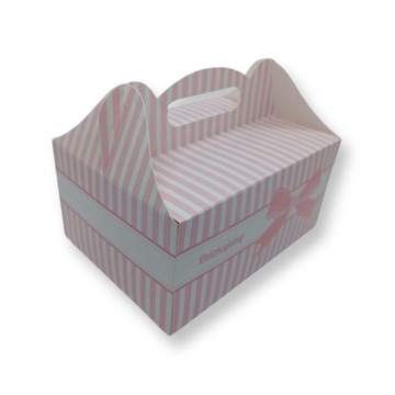 КОРОБКИ ДЛЯ ТОРТОВ СВАДЕБНЫЙ ТОРТ 19x14x9 см 25 шт.