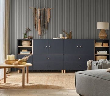 Стеновые панели Готовые ламели Linerio VOX S Grey