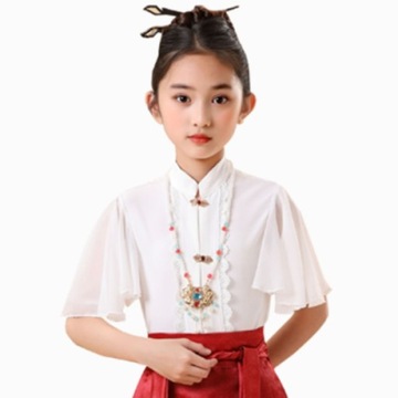 Платье для девочки Ming Tang Hanfu с лицом лошади