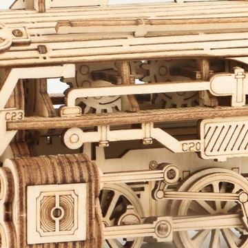 Деревянный механический 3D-пазл Prime Steam Express