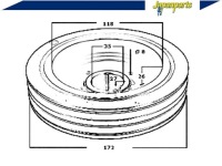 Шків колінчастого вала колінчастого mitsubishi Недорого, фото thumb