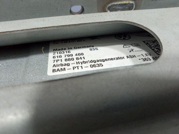 фото thumb №11, Vw touareg ii 7p рестайлинг панель консоль подушки do восстановление kpl eu